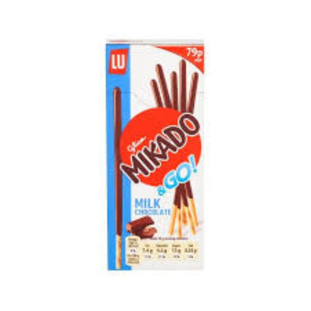LU MIKADO N GO MILK CHOCOLATE 39G